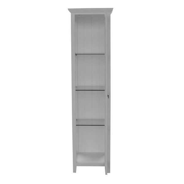 white bookcase
